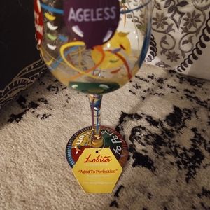 Lolita Aged to Perfection wine glass